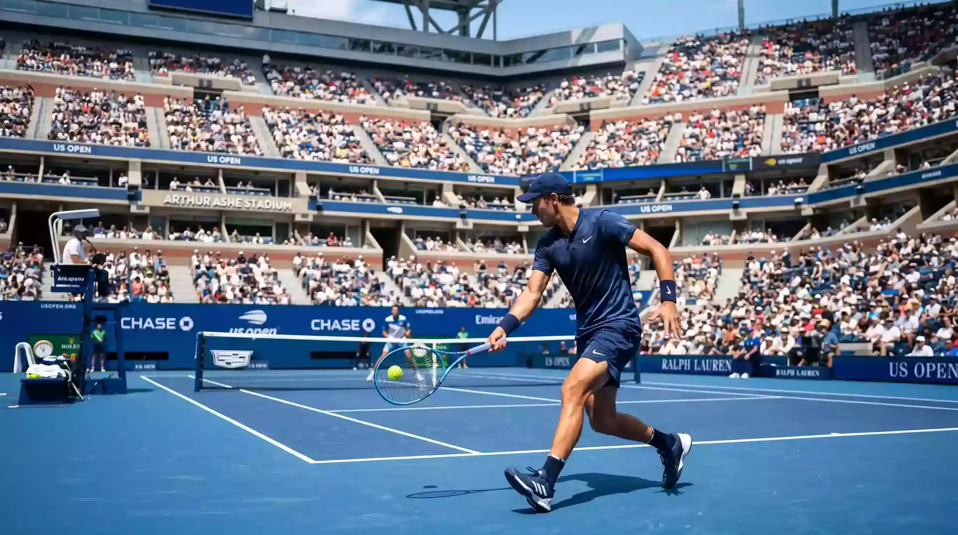 US Open Favoriten: Spieler auf dem Hartplatz in Flushing Meadows